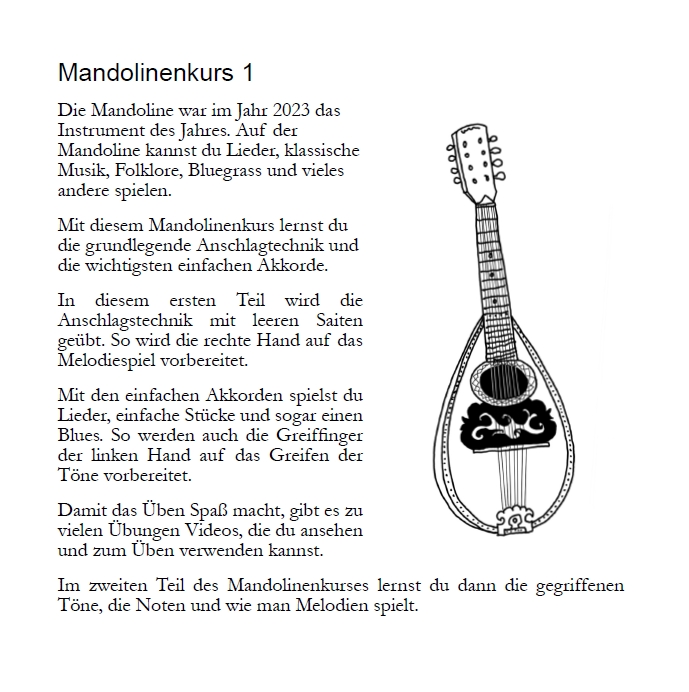 Mandolinenkurs