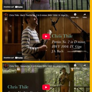 Mehr über den Artikel erfahren Chris Thile – Bach Sonatas and Partitas, Vol. 2